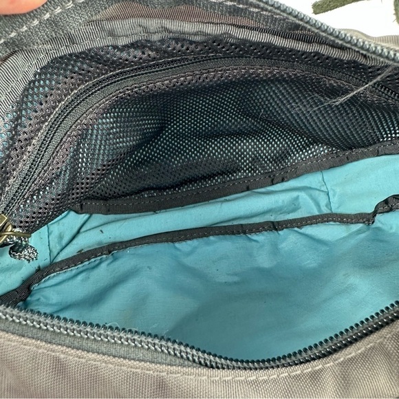 Overland Equipment Handbag Brown Gray Shoulder Bag Embroidered Floral Purse - Picture 8 of 13